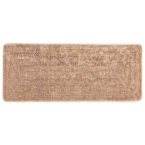 vidaXL Rug Runner MARSA Yellow 50 x 100 cm Polyester and PVC