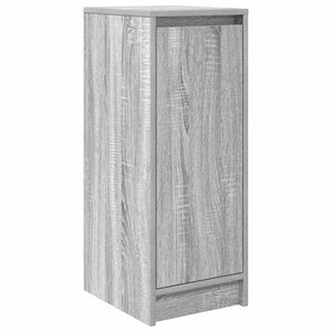 vidaXL Shoe Cabinet Grey Sonoma 29.5x34x76 cm Engineered Wood