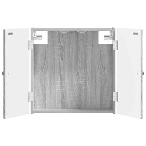 vidaXL Dartboard Cabinet EDE Grey Sonoma 52.5 x 10.5 x 53.5 cm