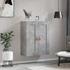 vidaXL Wall Mounted Cabinet Concrete Grey 69.5x34x90 cm Engineered Wood