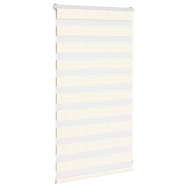 vidaXL Zebra Blind Marble Beige 75x100 cm Fabric Width 70.9 cm Polyester