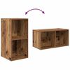 vidaXL TV Cabinet Set Old Wood 37 x 37 x 72 cm Engineered Wood
