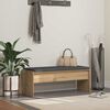 vidaXL Hall Bench with Cushion Artisan Oak 103 x 38 x 40 cm