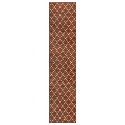 vidaXL Carpet Runner Dark Brown 80x500 cm