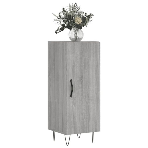 vidaXL Sideboard Grey Sonoma 34.5x34x90 cm Engineered Wood