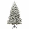 vidaXL Artificial Hinged Christmas Tree 300 LEDs & Ball Set 240 cm