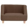 vidaXL Dog Sofa Brown 60x37x39 cm Linen