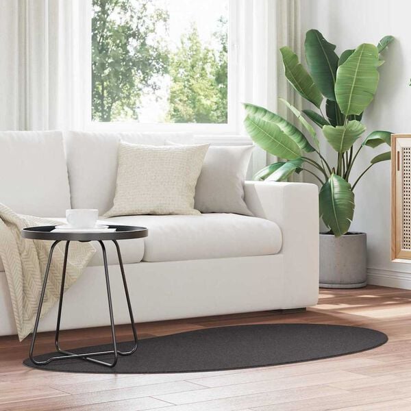 vidaXL Carpet Folding Anthracite 80 x 150 cm Polyester