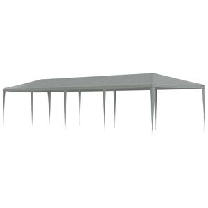 vidaXL Party Tent Light Grey 1200 x 300 x 255 cm PE and Steel
