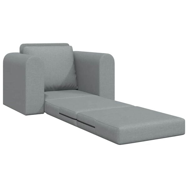 vidaXL Sofa Bed Light grey 98 x 71 x 83 cm Fabric