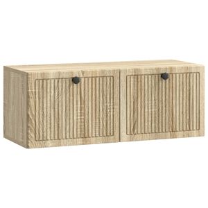 vidaXL Wall-Mounted TV Cabinet Sonoma Oak 78.5 x 31 x 30 cm
