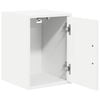 vidaXL Garage Wall Cabinet White Engineered Wood