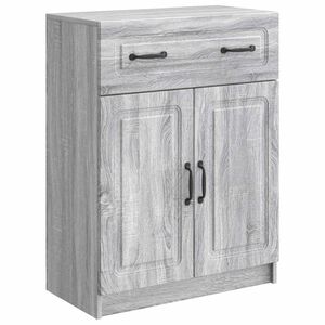 vidaXL Sideboard Grey Sonoma 66 x 34.5 x 87 cm Engineered Wood
