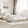 vidaXL Floor Bed Frame Sonoma 100 x 200 cm Engineered Wood