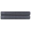 vidaXL Sauna Towel Set 2 pcs Cotton 450 gsm 80x200 cm Anthracite