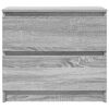 vidaXL TV Cabinet Grey Sonoma 60x35x54 cm Engineered Wood