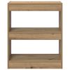 vidaXL Book Cabinet Artisan Oak 60 x 30 x 72 cm Engineered Wood