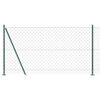 vidaXL Welded Wire Fence with Concrete Base 10 x 1.2 m (W x H)