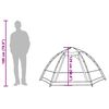 vidaXL Camping Tent Cabin 4-Person Blue Quick Release