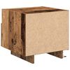 vidaXL Bedside Cabinet 2 pcs Old Wood 40 x 39 x 37 cm Engineered Wood