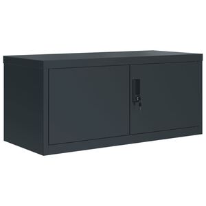 vidaXL File Cabinet Anthracite 90x40x40 cm Steel