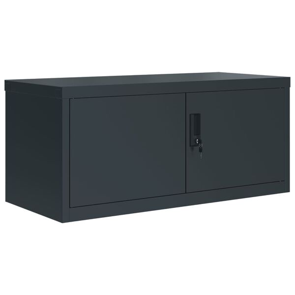 vidaXL File Cabinet Anthracite 90x40x40 cm Steel