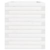 vidaXL Garden Planter White 70x40x46 cm Solid Wood Pine