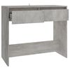 vidaXL Console Table Concrete Grey 89x41x76.5 cm Steel