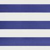 vidaXL Retractable Awning Blue and White 4.5x3 m Fabric and Aluminium