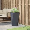 vidaXL Planter Anthracite 40 x 40 x 75 cm Steel