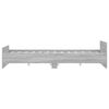 vidaXL Bed Frame without Mattress Grey Sonoma 160x200 cm