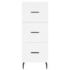 vidaXL Sideboard White 34.5x34x90 cm Engineered Wood