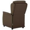 vidaXL Massage Chair Brown 67.5 x 93.5 x 101.5 cm [Fabric and Foam]