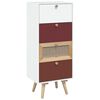 vidaXL Highboard with Drawers 40x30x95 cm Engineered Wood