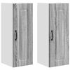 vidaXL Dishwasher Panel Kalmar 2 pcs Grey Sonoma Engineered Wood