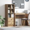 vidaXL Desk with Drawer 2 pcs Artisan Oak