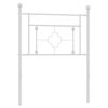 vidaXL Metal Headboard White 75 cm