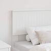 vidaXL Headboard with Headboard White 75 cm Engineered wood