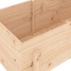vidaXL Garden Raised Bed 160x50x57 cm Solid Wood Pine