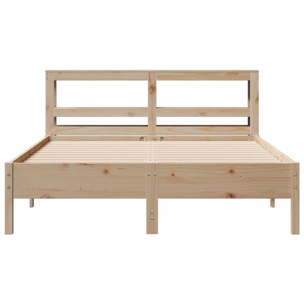 vidaXL Bed Frame without Mattress 160x200 cm Solid Wood Pine