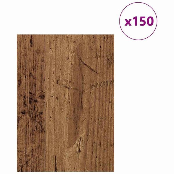 vidaXL Decor Panels 150 pcs Old Wood 21 x 30 x 0.27 cm Engineered Wood