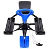 vidaXL Snow Sledge Bob Black and Blue