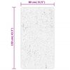vidaXL Rug HUARTE Short Pile Soft and Washable Grey 80x150 cm