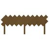 vidaXL Bed Headboard Honey Brown 196x3x80.5 cm Solid Wood Pine