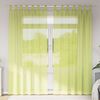 vidaXL Voile Curtains with Tab Top 2 pcs Apple Green
