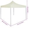 vidaXL Party Tent Folding Cream 291 x 291 x 315 cm Oxford Fabric