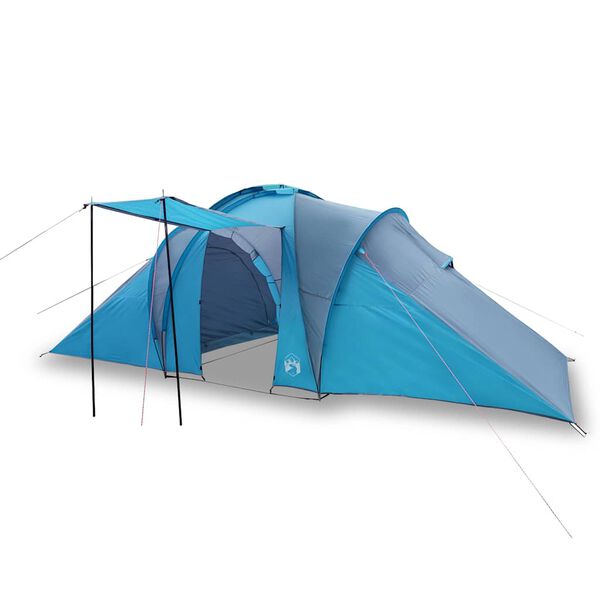 vidaXL Family Tent Dome 6-Person Blue Waterproof