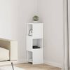 vidaXL Corner Cabinet 25.5x25x80cm Engineered Wood