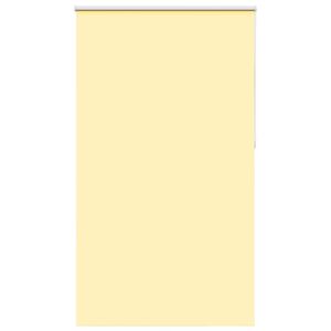 vidaXL Roller Blind Blackout Yellow 120x210 cm Fabric Width 116.6 cm Polyester