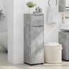 vidaXL Bathroom Cabinet with Drawer Concrete Grey 30.5 x 30 x 101 cm